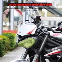 영상 롤업 Triumph 765rs 765r 헤드 라이트 대형 휴대용, 20-22 Red