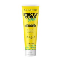 Marc Anthony Strictly Curls 컬 디파이닝 및 프리즈 방지를 위한 3x 모이스처 딥 컨디셔너 - 시어 버터 마룰라 오일 알로에 및 코코넛 오일 - 건조하고, 8.45 Fl Oz (Pack of 1)
