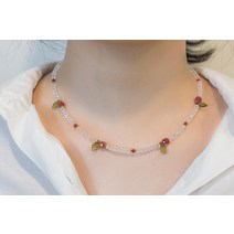 조이앤에스 투명크리스탈비즈 과일목걸이 JSN124CB