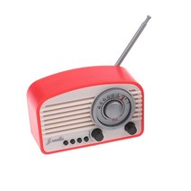 1/12 Miniature Dollhouse Radio Model Simulation Home Appliance Furniture Mini Doll House Decor Acces, [03] Red