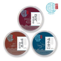 굴다리식품 김정배 명인젓갈 갈태새추 3종세트 갈치쌈장젓 250g   명태회초무침 250g   새우추젓 250g, 1개