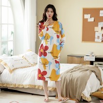 파자마 원피스 슬링 드레스 잠옷 방콕 Fentia 긴팔 여 봄 여름 가을 코디