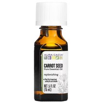 Aura Cacia 오라카시아 캐롯 씨드 당근 씨앗 에센셜 오일