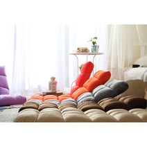 좌식쇼파 좌식의자 일인용쇼파 1인용 방석 좌식소파, 그레이(페브릭)