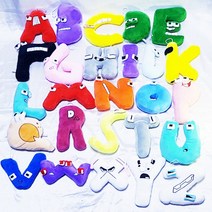 A-Z 고리 영어인형 봉제인형 캐릭터인형 로어 알파벳로어인형 애착인형 인형 알파벳 어린이날선물 뽑기인형, Q, Q