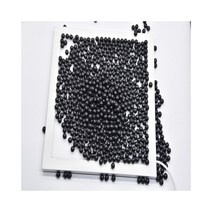 Magblue 100 개몫 낚시 비즈 공간 스토퍼 블랙 3mm-8mm 라운드 부드럽고 단단한 콩 낚시 미끼 미끼 후크 장비 액세서리, 부드러운 콩 7mm