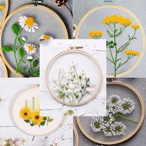 스킬자수 나의첫 프랑스자수기초 준비물 십자수가게 임산부취미 찾기, 안개꽃