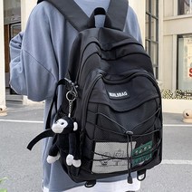 아마라 캐주얼 신학기 20대 남자 여자 대학생 버클 천가방 커플 책가방 메쉬 그립감이 좋은 편한 백팩