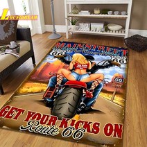 차박 세차용 접이식발판 카라반발판 레트로 바이크 오토바이 자동차 인쇄 공간 매트 카펫 러그 미끄럼 방지 도어 스텝 욕실 거실 침실 입구 홈 인테리어, [08] 160x230cm, [01] WHITE