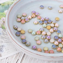 짱패브릭 10개) 인형 5mm 캔디컬러 콩단추 15color, 화이트