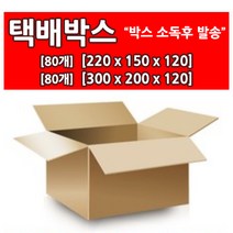 택배박스 이사박스 B골 [80개] [220 x 150 x 120] [300 x 200 x 120] [루이스벨라], B형 300x200x120 [80개]