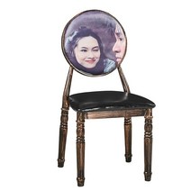 그림 풍경화 인테리어 식탁의자 북유럽 엔틱 빈티지 원목 주방 홈 체어, AO