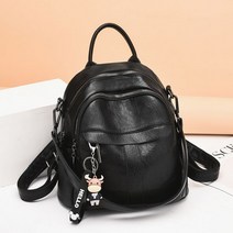 가죽백팩 천연 소가죽 배낭 백팩 심플 대학생 여성 고등학생 가죽 데일리