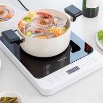 한샘 차일드락 슬림 인덕션 1구 화이트 이동형 캠핑, 일반형, HANSSEM_SN-JV330TD