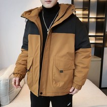 아노락 패딩 점퍼 빅사이즈 남자 후드 겨울 경량 자켓 잠바