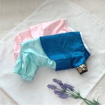맞춤한복 바지 저고리 한벌 (핸드메이드) 남아 강아지한복 올인원 소형견 중형견 대형견 4xl, 연두, 연보라