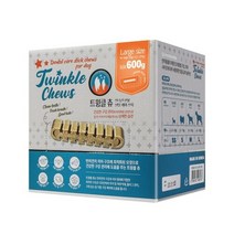 트윙클츄 L 큰사이즈 강아지덴탈껌, 2박스, 600g