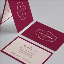 꽃집 명함 (모던타임), 21. 양면 커스텀 디자인(원하시는 디자인) 01