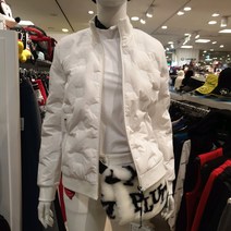디즈니골프 F/W 가을 겨울 여성패션 여성의류 골프의류 다운 아이보리 스윙점퍼 DLN4LJPB0S35IV
