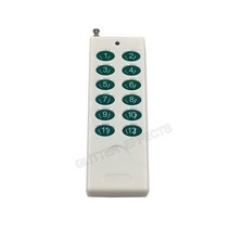 스모그 포그 머신 발생기 불시스템 기계를 위한 불꽃 놀이 원격 제어, 02 12 button remote