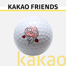 KAKAO 카카오 프렌즈 3피스 4피스 중고 골프공 로스트볼, 옵션4(타수별), A+등급