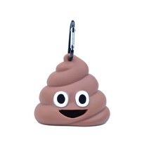1pc 애완 동물 똥 가방 똥 모양의 휴대용 개 고양이 똥 가방 디스펜서 홀더 애완 동물 쓰레기 봉투 홀더 애완 동물 청소 제품, a