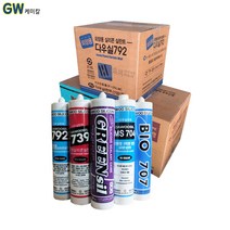 다우실리콘 다우 실리콘 1박스, 792 외장용 실리콘 25개 백색 한박스