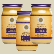 에인션트오가닉 유기농GHEE 기버터 236 ml 3병, 3병 x236ml