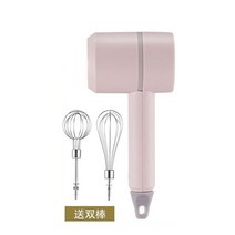 혼합기 휴대용 무선 핸드 헬드 믹서 계란 거품기 USB 믹서 주방 도구 음식, update pink