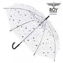 보이런던 밀키웨이 58 투명우산-퍼플