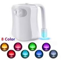 신박한 스마트 조명 앱 컨트롤 개인방송 게임 차박 캠핑 RGB 조명 화장실 야간 조명 스마트 PIR 모션 센서, 02 8 colors