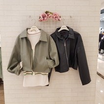 트렌드컬렉션[뉴코아 창원점]레더 코어 집업쟈켓trjq223z1