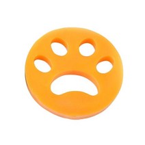 펫 드라이 룸 애완 동물 헤어 리무버 재사용 가능한 청소 세탁 포수 애완 동물 헤어 개, 노란색 라운드