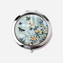 누름자개손거울-초충도 외국인선물 한국기념품, 고급포장 - 1개비용