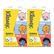 크리넥스 디럭스 미니 230매 6입 2팩 각티슈 미용티슈