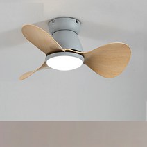 AirPlus 천장 거실 실링팬 천장형선풍기 미니 대형 천정 선풍기, 조명실링팬, 24인치, 미니우드그레이