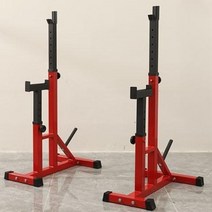 미니 스쿼트랙 분리형 스쿼트 헬스 역도 기구, 화이트 분리형 스쿼트 랙