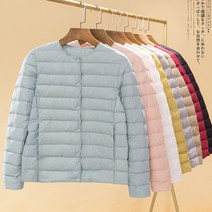 화이트구스다운 페르시아 공식 홈페이지 정통 90% 화이트 덕 다운 가볍고 얇은 재킷 여성 슬림 웜 라이너 숏