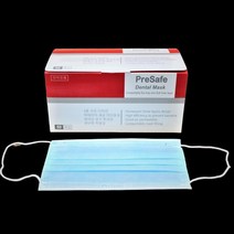 프리세이프 3층구조 덴탈마스크(50x50) 황사 기능성 회사, 블루