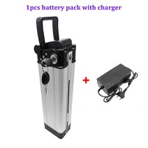 전기자전거 배터리 실버피쉬 전기 자전거 배터리 G 하이브리드 도시 접이식 내부 BMS용 리튬 이온 전원 팩, 1개