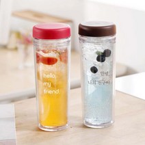 고미네 이중 베이직 보틀 텀블러 인쇄 주문제작 냉온겸용 물병 300ml 500ml 판촉물 사은품