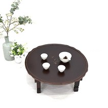 남원은행공방 남원 원형 밥상 찻상 다과상 접이식 엔틱 나비꽃 지름69cm, 원형 엔틱나비꽃 2.3 지름69cm