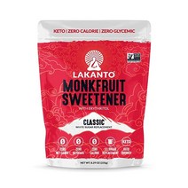 Lakanto 몽크프룻 1:1 설탕 대용 비GMO, Classic White_8.29 Ounce (Pack