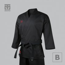 [무토] 베이직4 오픈도복(블랙), 없음