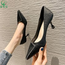 셀럽당 여성용 데일리 스틸레토 하이힐 6cm