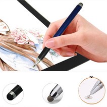 갤럭시탭A 10.5 SM-T590 SM-T595 3mm 얇은 초미세 터치펜, 1개, 블루