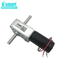 31zy 24 볼트 DC 듀얼 롱 샤프트 웜 기어드 모터 12V DC 감속기 모터 고 토크 반전 자동 잠금 자동 랙 모터, 12v 27rpm_package D