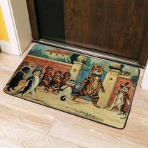 펫드라이룸 반려동물 반려견 드라이기 동물 고양이 그림 바닥 매트 미적 예술 디자인 침실 침대 앞의 건조 발 카펫 러그 직사각형 애완, [01] 100x160cm, [03] 3