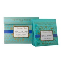 Fortnum ＆ Mason 포트넘앤메이슨 영국 로얄 블렌드 홍차 훌 실키 티백 15개입 37.5g