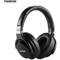 무선마이크 기존 Takstar PRO82 / pro 82 전문 모니터 헤드폰 스테레오 PC 녹음 및 게임용 HIFI 헤드셋 저음 조절 가능, [02] black carry box